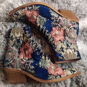 Jeffrey Campbell Tapestry Booties